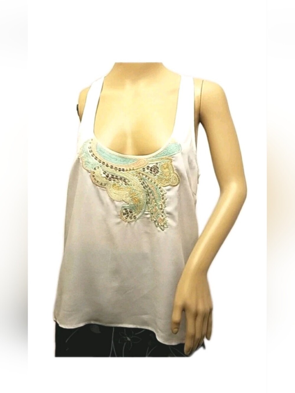 Arden B. Cami Tank Top White Size XS